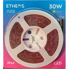 Cinta De Led 5 Mts 2853 60 Led Exterior 30w Blanco Calido