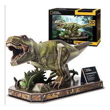 Cubic Fun Rompe 3d 67347 Natgeo Tiranosaurio Rex 52pzas