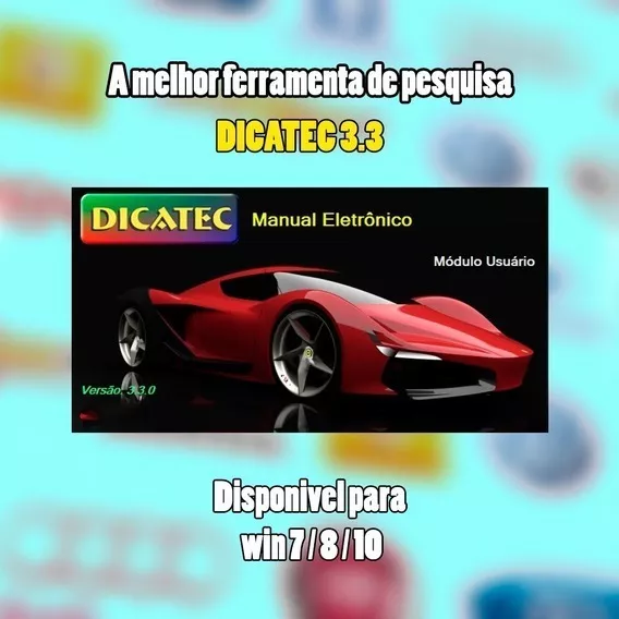 Dicatec 3.3 2019-diagrama Elétrico Auto +manual Oficina 2000