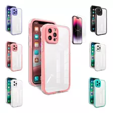 Funda Protector iPhone 15 15 Pro Plus Pro Max Y Vidrio