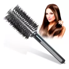 Escova Térmica De Metal Modela E Alisa Todos Tipo De Cabelo