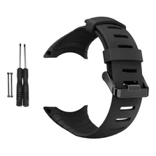 Pulseira Compatível Com Suunto Core All Black Cor Preto