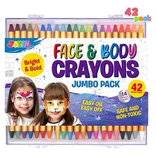 42 Crayones De Pintura Facial Y Corporal, Kit De Pintur...