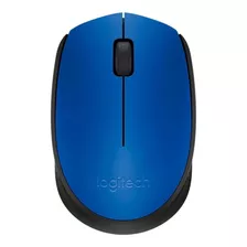 Mouse Inalámbrico Logitech M170 M170 Azul Y Negro