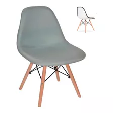 Silla Tapizada De Madera Eames Comedor Mesa Bar