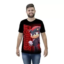 Camiseta Sonic Shadow Ver Adulto E Infantil