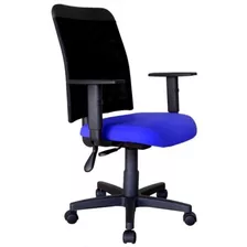 Cadeira New Tela Back System Nr17 Azul 1 Ano De Garantia