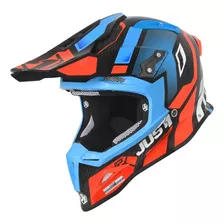 Casco Para Moto Just 1 J12 Vector Talla Xl Color Negro