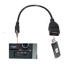 Cabo Adaptador Usb Fêmea 3,5m X P2 Entrada Aux Som Car 4unds