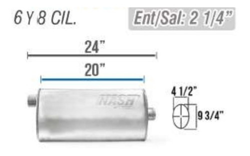 Mofle Silenciador Escape Jeep Commander 2006 Al 2009 Nash Foto 9