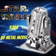 3d Puzzle Metálico Robot R2d2, Star Wars