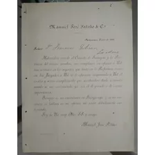 Documento Antiguo Del Año 1896. Excente Estado, 
