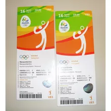 Ingresso Rio 2016 Vôlei Maracanãzinho Categoria A