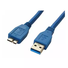 Cable Usb 3.0 A Micro Usb Para Disco Externo Wd Seagate Color Azul