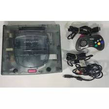 Console Sega Saturn Transparente Funcionando Perfeitamente