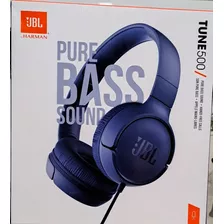 Audífonos Jbl Tune 500 Jblt500 Azul