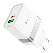 Cargador Carga Rápida Dual Usb-c 30w Y Usb Normal Hoco N21