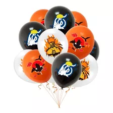 12 Globos Bombas Naruto, Itachi, Konoha, Akatsuki Anime