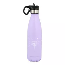 Botella De Acero Inoxidable Para Agua Mandal 500ml - Morado