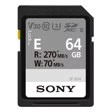 Tarjeta De Memoria Sony Sd Uhs-ii 64 Gb Sf-e64 Para Camara