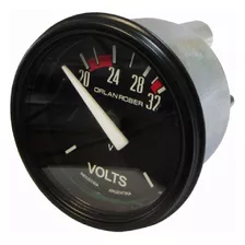 Reloj Voltimetro 12v - 52mm 10-16v Negro 624h12v Orlan Rober