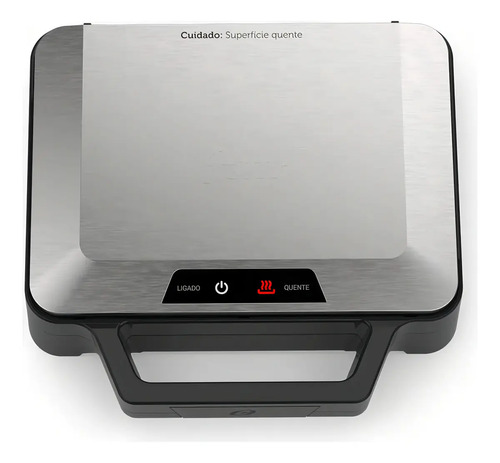 Sanduicheira Inox Multiuso Oster Preto/inox