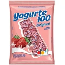 Bala Mastigável Dori Yogurte 100 Original - 2,4kg