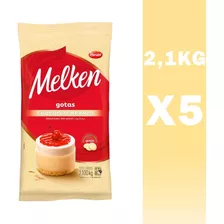 Chocolate Melken Branco Harald Gotas 5 Unidades 2,1kg