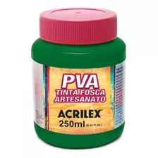 Tinta Pva Artesanato Verde Musgo 250ml Acrilex P/ Madeira