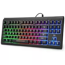 Primer Rgb Compact Gaming Office Keyboard Rk104, Teclad...