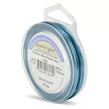 Artistic Wire 18gauge Silver Plated Ice Blue Wire 20feet