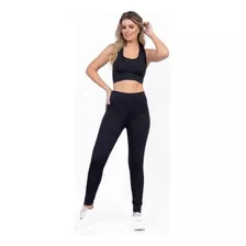 Conjunto Calça Legging E Top Suplex Academia 1007#