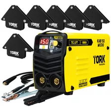 Aparelho Inversor Solda 150a 220v Super Tork + 6 Esquadros