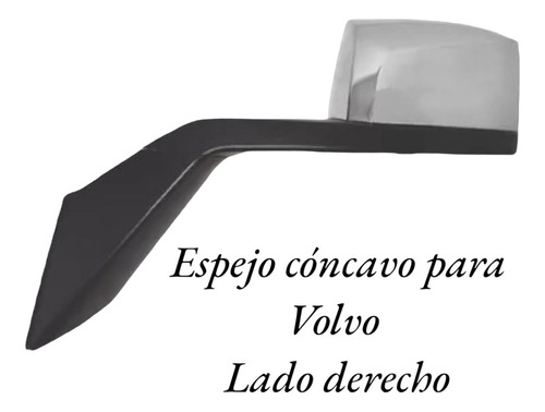 Espejo Cncavo De Cofre Volvo 3g  Cromado Lado Derecho Foto 2