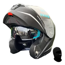 Capacete Moto Mormaii V1 Escamotéavel Mips C/oculos + Brinde