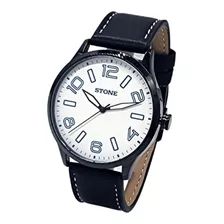 Reloj Stone Hombre Cuero Analogo Colores Garantia Oficial