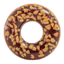 Boia Donut Rosquinha Chocolate Piscina Divertida Intex