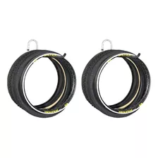 2 Suporte Organizador De Parede Para Aros E Pneus Al-06 Cor Preto