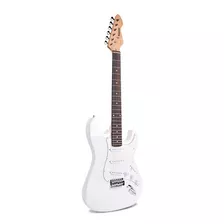 Guitarra Electrica Kansas L-g1-st Blanca Cable Rosewood