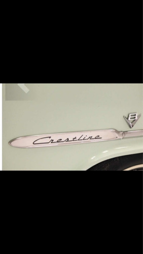 Emblema Lateral Ford Crestline 1953 Foto 5