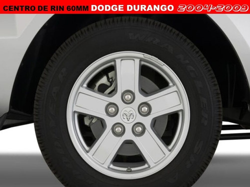 Kit 4 Centros De Rin (cordero) Dodge Durango 2004-2009 60mm Foto 3
