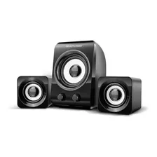 Caixa De Som Multilaser Sub 2.1 10w Rms Usb Preto Sp172