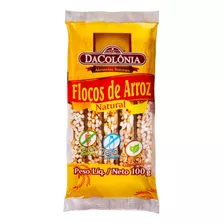 Flocos De Arroz Natural Zero Lactose Dacolônia Pacote 100g