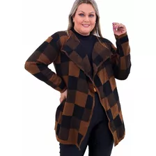 Tricot Blusa Frio Tricô Plus Size Manequim 38 Ao 44 Inverno