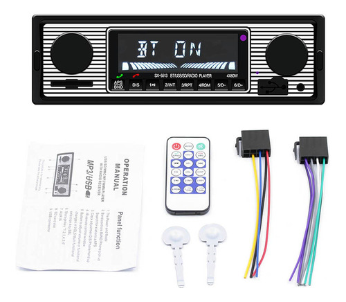 1 Din Car Mp3 Radio Player Receptor Stereo Audio Fm W / Aux Foto 10