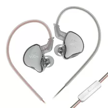 Auriculares Kz Edcx Con Microfono Gris Hifi Monitoreo Profesional 