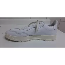 Tênis Sneakers Couro Legítimo Premium Branco Originals 44