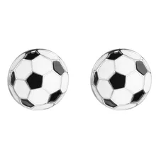 Lux Accessories White Black Soccer Sports Lover Aretes De Tu