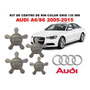 2 Centros De Rin Audi 135 Mm A3,a4,a5,a6,a7,a8,s4 Y S6 Negro