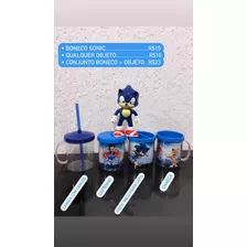 Sonic + Copo Personalizado